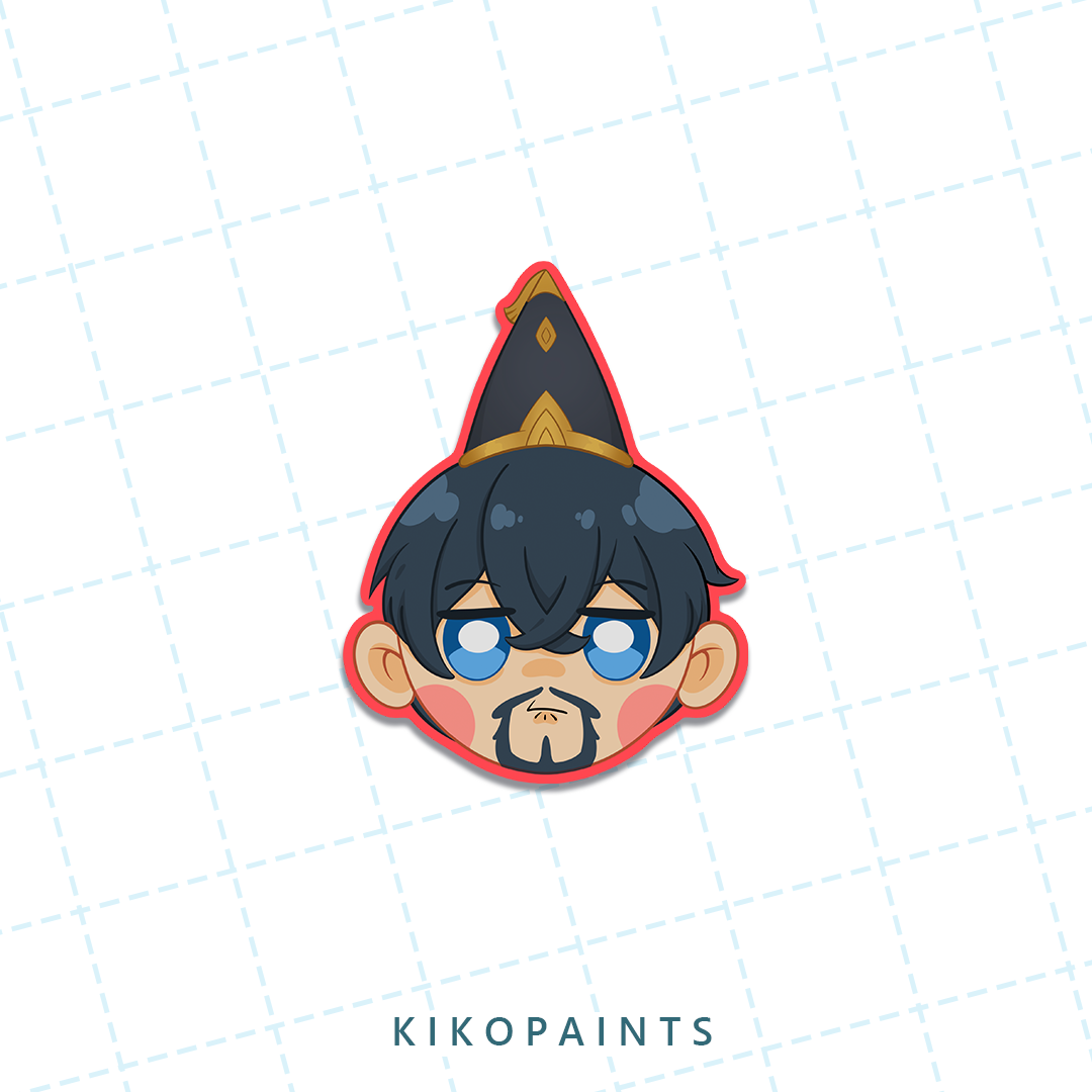 Bearded Witch Sticker