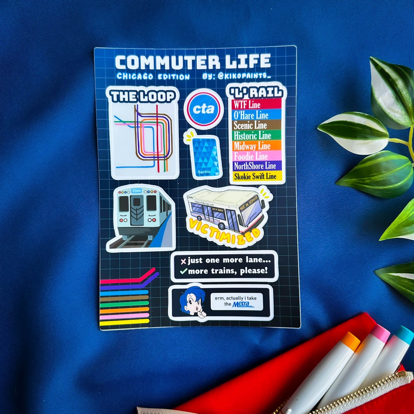 Commuter Life - Sticker Sheet