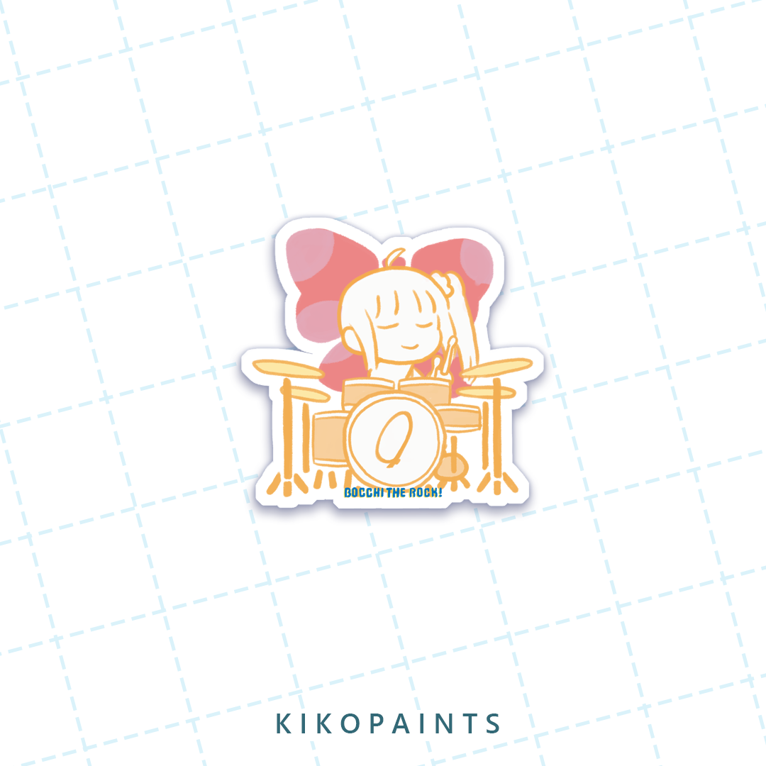 Drummer Nijiki Sticker