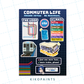 Commuter Life - Sticker Sheet