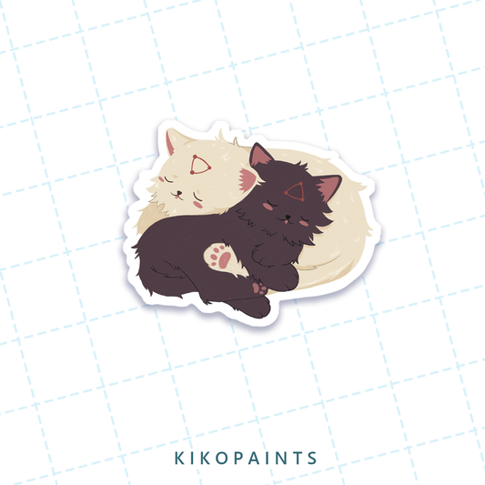 Demon Dogs Sleeping Sticker