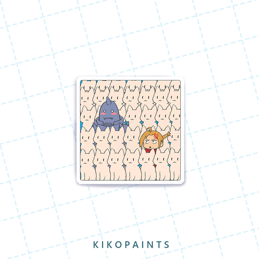 Filled With Cats Sticker