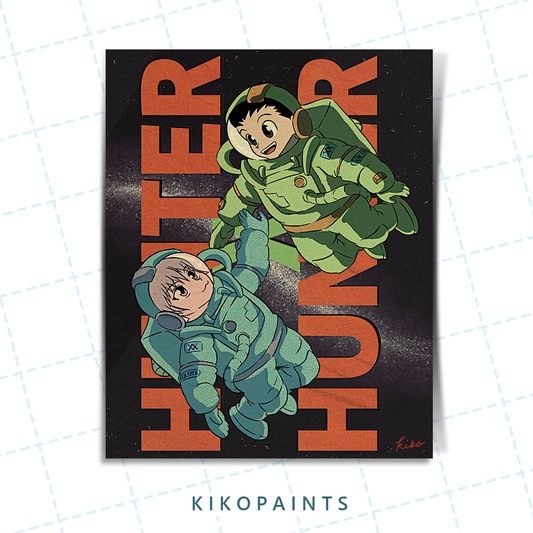Hunters in Space Small Print
