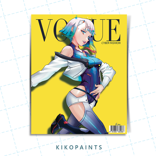 Cyber Lady Fashion Small Print