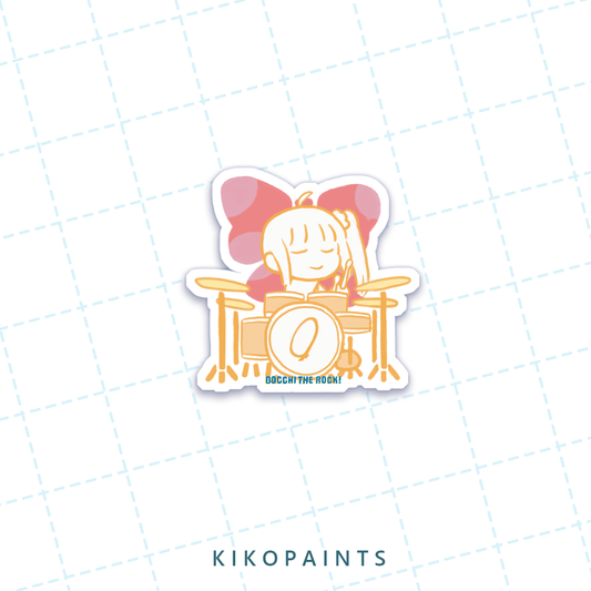 Drummer Nijiki Sticker